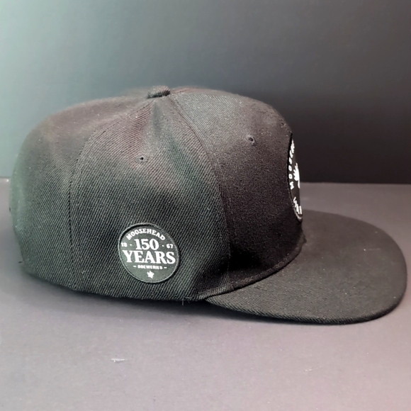Karbon Moosehead Brewery Ltd. 1867 Black Snapback Truckers Hat Size O/S - Picture 4 of 9